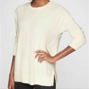 Athleta stargazer wool cashmere blend long sleeve sweater